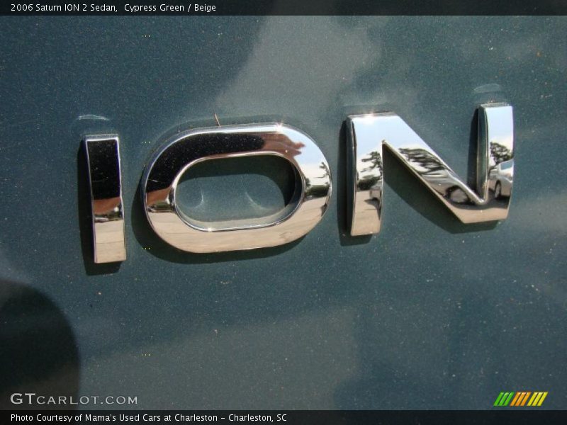 Cypress Green / Beige 2006 Saturn ION 2 Sedan