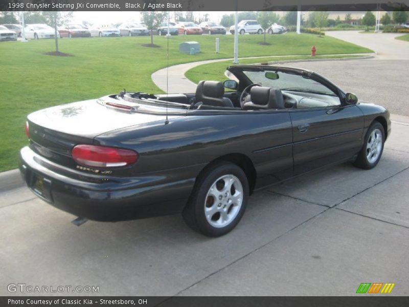 Black / Agate Black 1998 Chrysler Sebring JXi Convertible