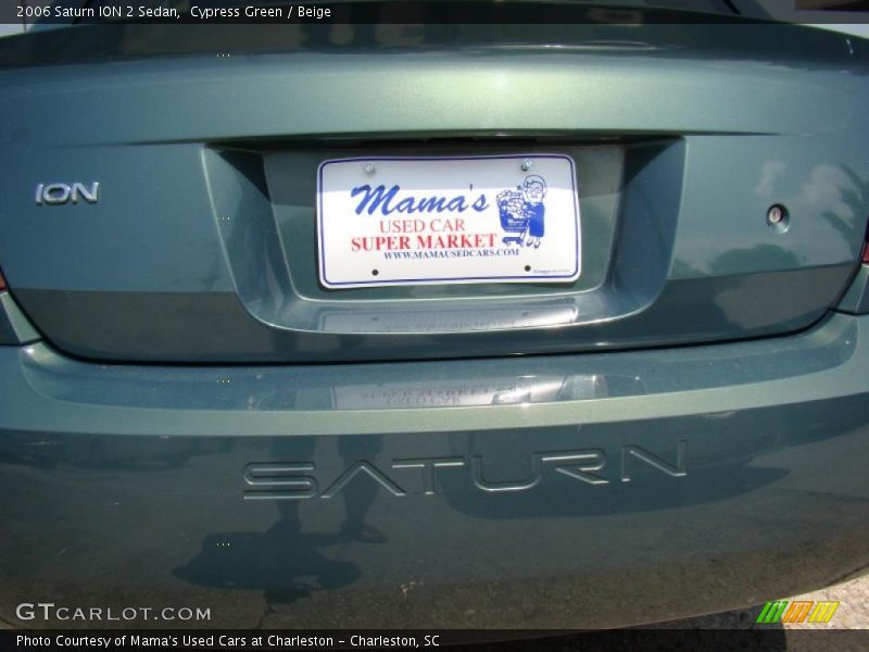 Cypress Green / Beige 2006 Saturn ION 2 Sedan
