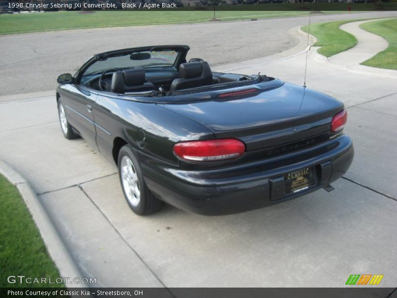 Black / Agate Black 1998 Chrysler Sebring JXi Convertible