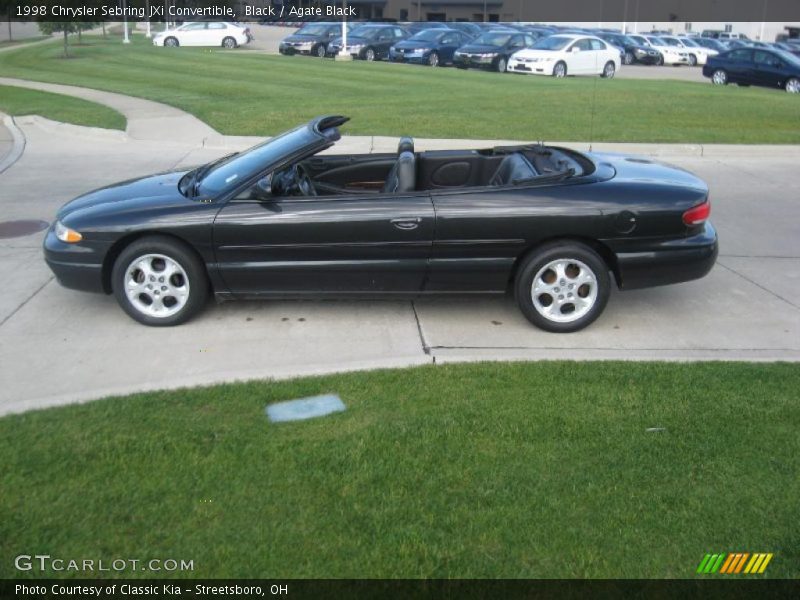Black / Agate Black 1998 Chrysler Sebring JXi Convertible