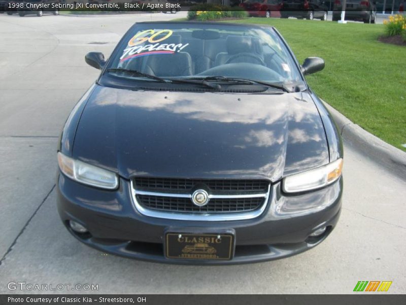 Black / Agate Black 1998 Chrysler Sebring JXi Convertible