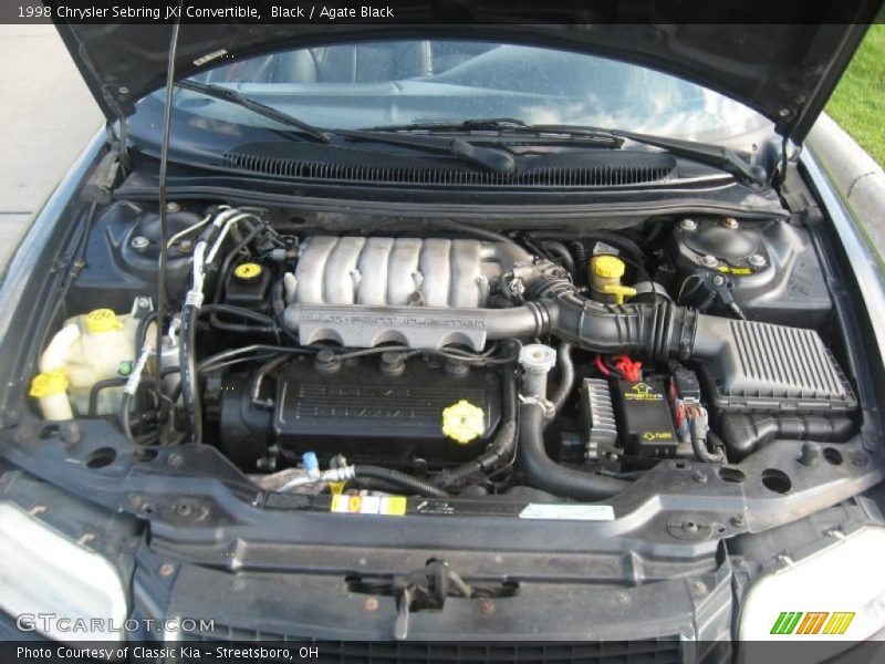 Black / Agate Black 1998 Chrysler Sebring JXi Convertible