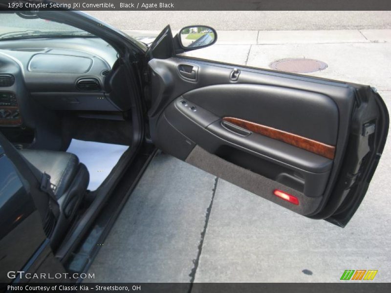 Black / Agate Black 1998 Chrysler Sebring JXi Convertible