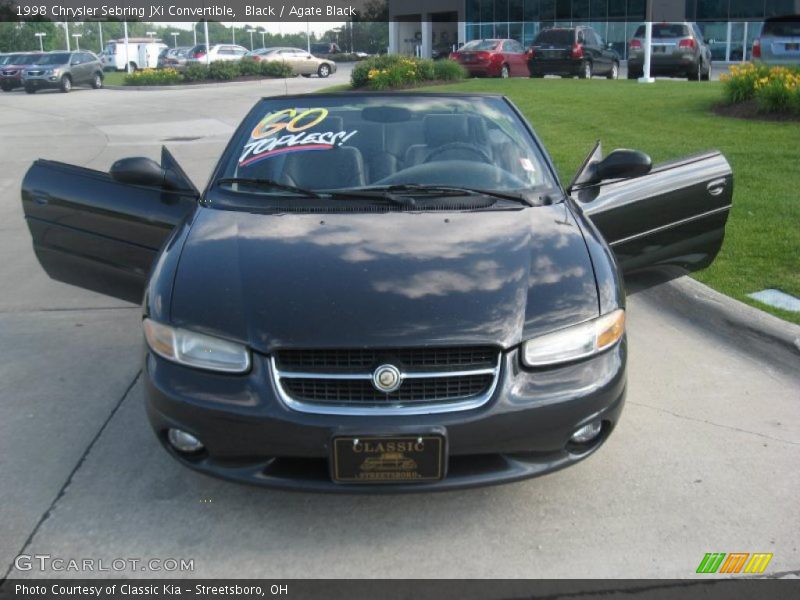 Black / Agate Black 1998 Chrysler Sebring JXi Convertible