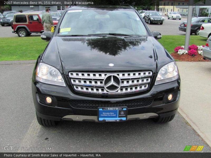 Black / Macadamia 2007 Mercedes-Benz ML 350 4Matic