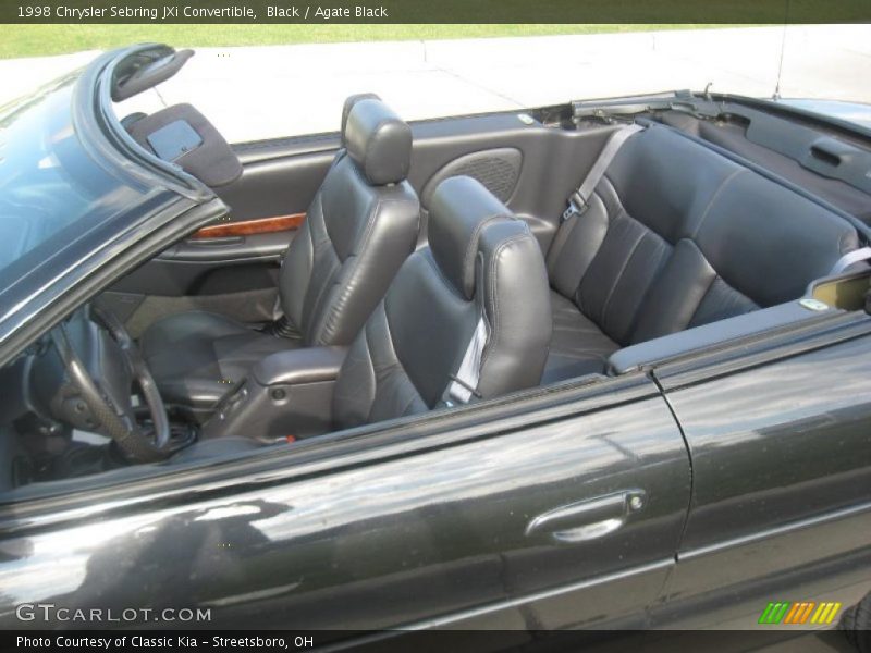 Black / Agate Black 1998 Chrysler Sebring JXi Convertible
