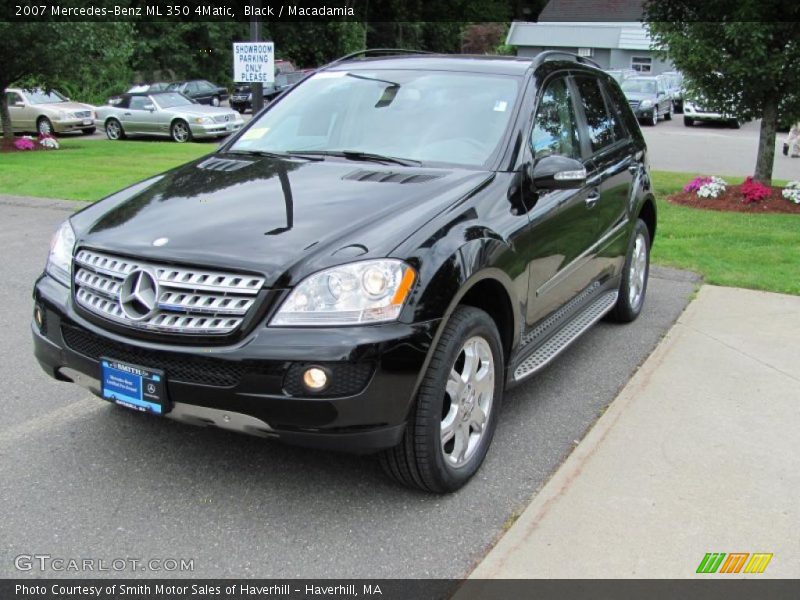 Black / Macadamia 2007 Mercedes-Benz ML 350 4Matic