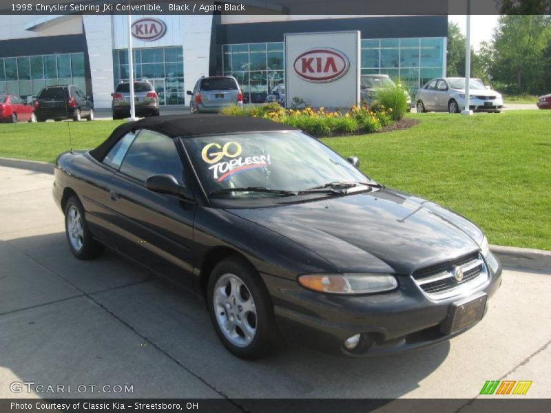 Black / Agate Black 1998 Chrysler Sebring JXi Convertible