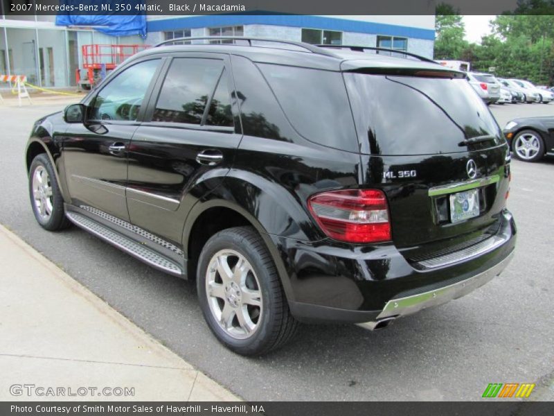 Black / Macadamia 2007 Mercedes-Benz ML 350 4Matic