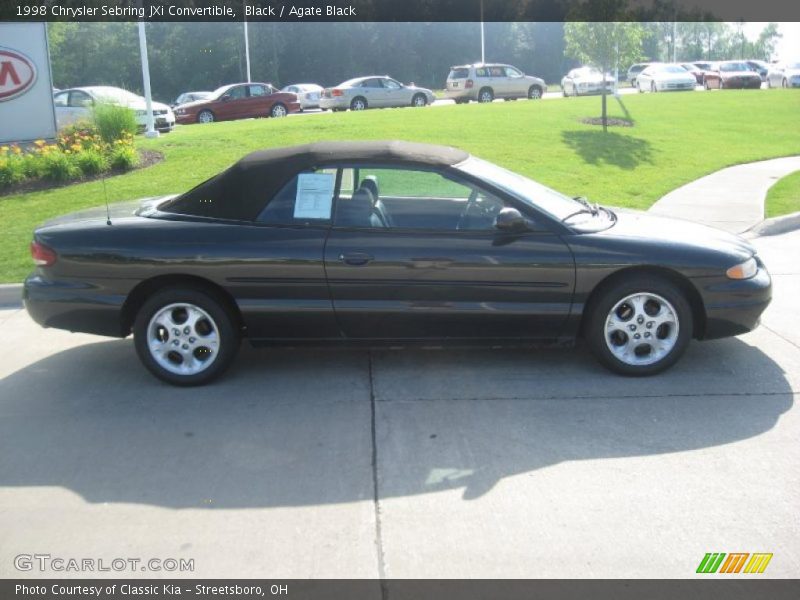 Black / Agate Black 1998 Chrysler Sebring JXi Convertible