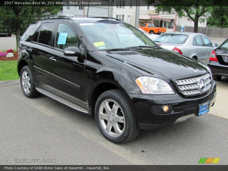 Black / Macadamia 2007 Mercedes-Benz ML 350 4Matic