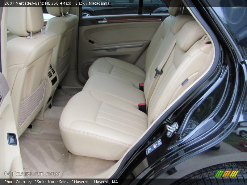 Black / Macadamia 2007 Mercedes-Benz ML 350 4Matic