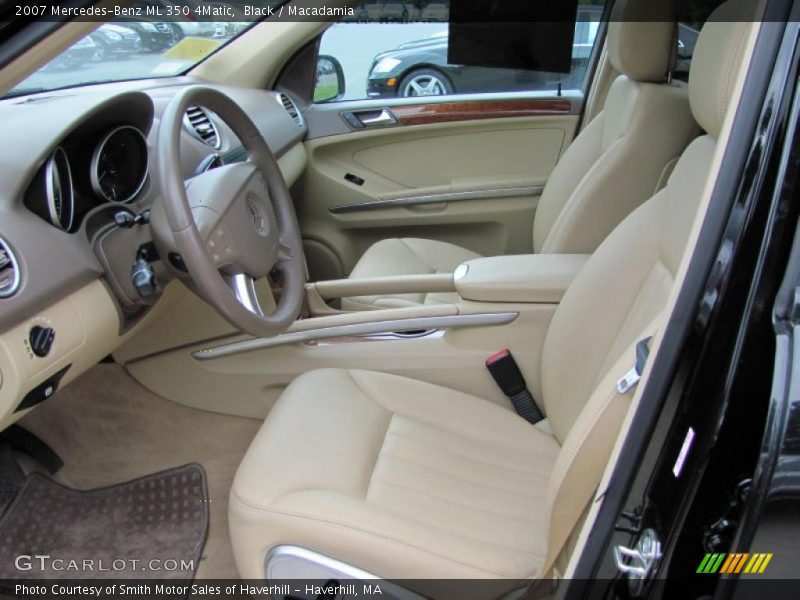 Black / Macadamia 2007 Mercedes-Benz ML 350 4Matic
