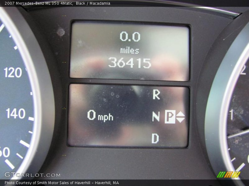 Black / Macadamia 2007 Mercedes-Benz ML 350 4Matic