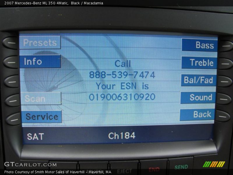 Black / Macadamia 2007 Mercedes-Benz ML 350 4Matic
