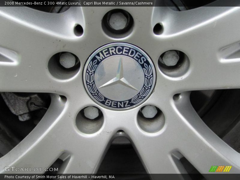 Capri Blue Metallic / Savanna/Cashmere 2008 Mercedes-Benz C 300 4Matic Luxury