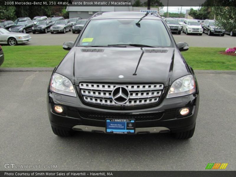 Verde Brook Metallic / Macadamia 2008 Mercedes-Benz ML 350 4Matic