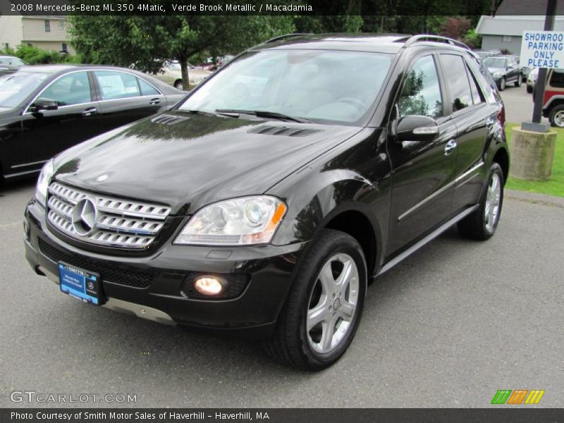 Verde Brook Metallic / Macadamia 2008 Mercedes-Benz ML 350 4Matic