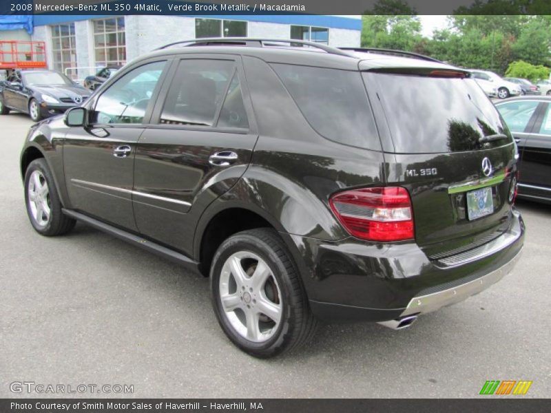 Verde Brook Metallic / Macadamia 2008 Mercedes-Benz ML 350 4Matic