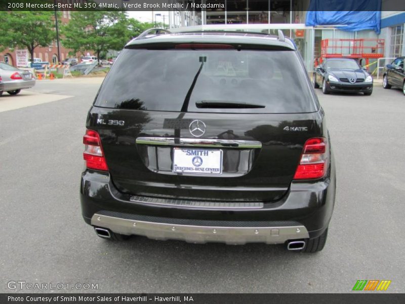 Verde Brook Metallic / Macadamia 2008 Mercedes-Benz ML 350 4Matic