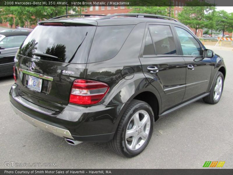 Verde Brook Metallic / Macadamia 2008 Mercedes-Benz ML 350 4Matic