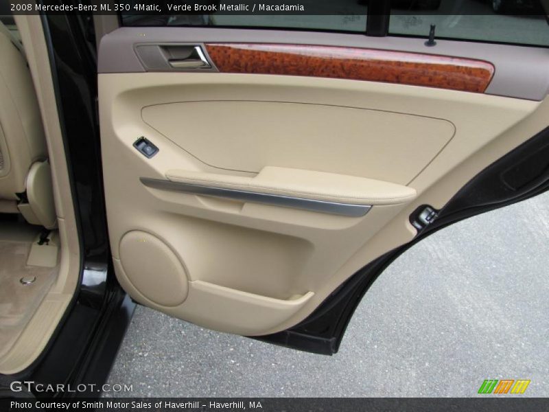 Verde Brook Metallic / Macadamia 2008 Mercedes-Benz ML 350 4Matic