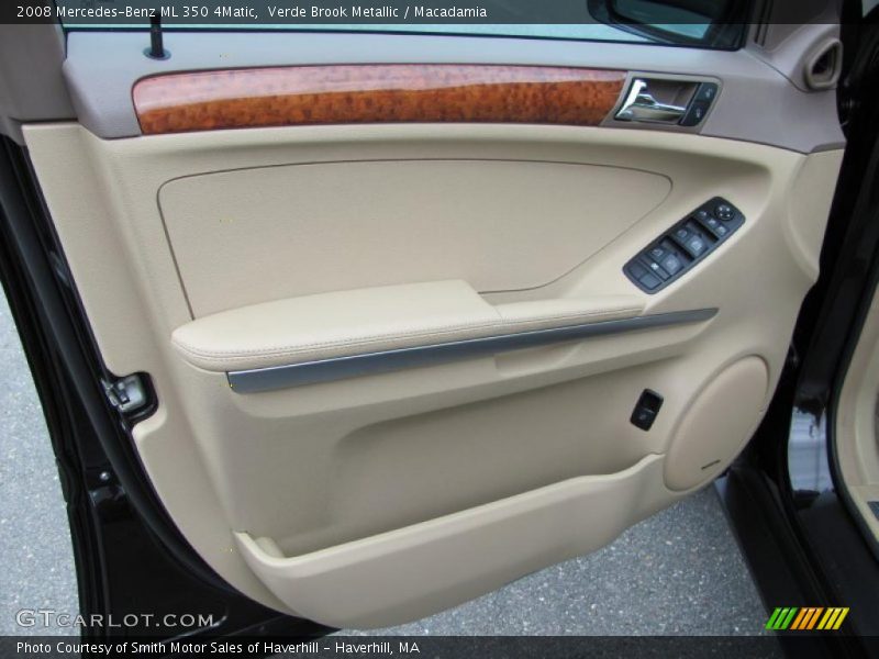 Verde Brook Metallic / Macadamia 2008 Mercedes-Benz ML 350 4Matic