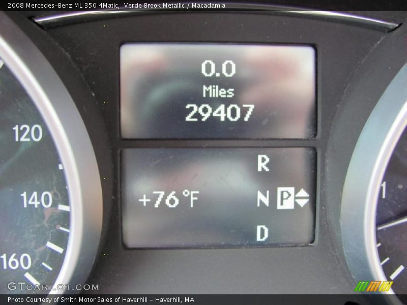 Verde Brook Metallic / Macadamia 2008 Mercedes-Benz ML 350 4Matic