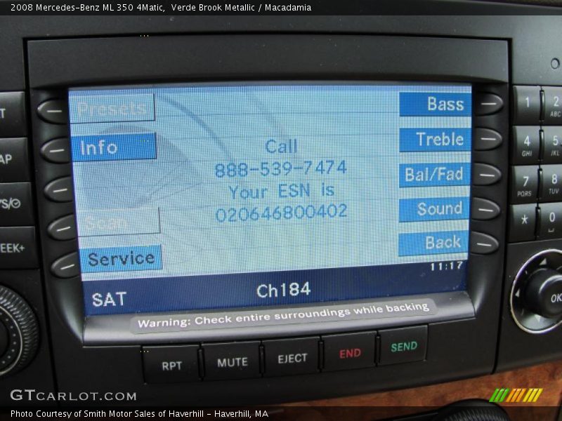 Verde Brook Metallic / Macadamia 2008 Mercedes-Benz ML 350 4Matic