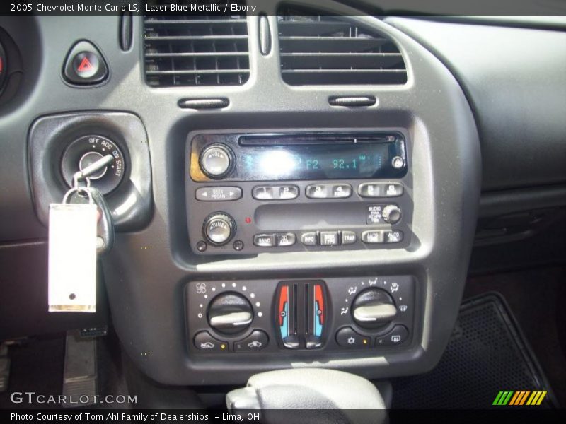 Laser Blue Metallic / Ebony 2005 Chevrolet Monte Carlo LS