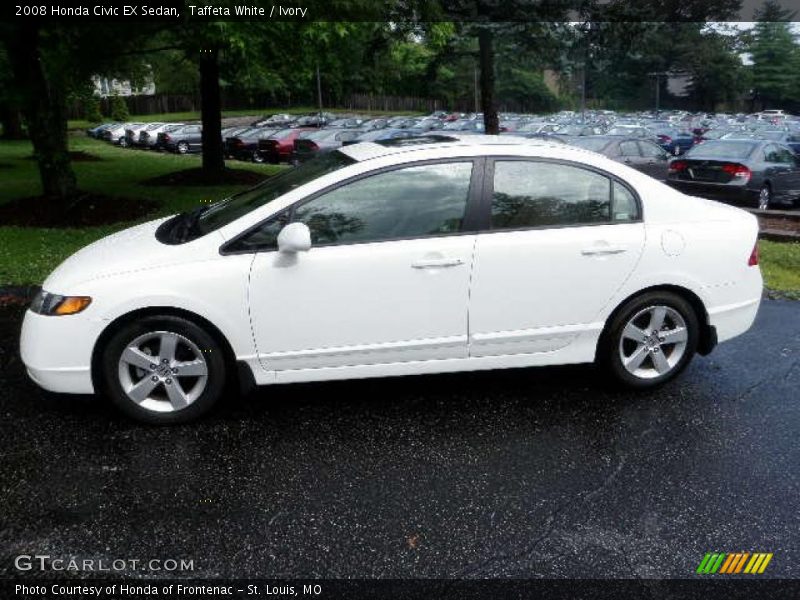 Taffeta White / Ivory 2008 Honda Civic EX Sedan