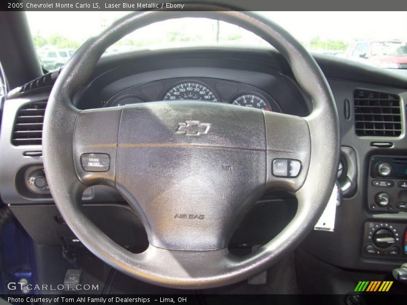 Laser Blue Metallic / Ebony 2005 Chevrolet Monte Carlo LS