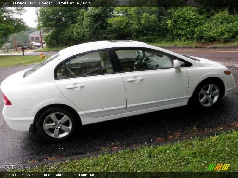 Taffeta White / Ivory 2008 Honda Civic EX Sedan
