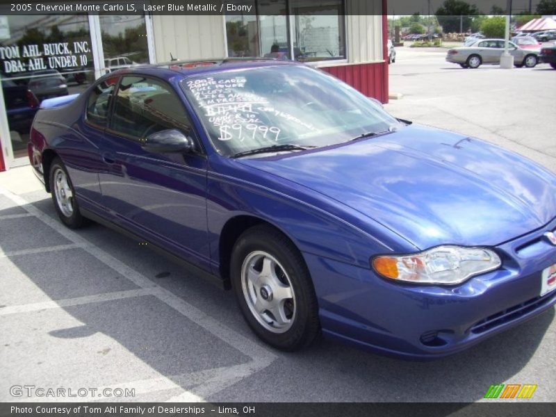 Laser Blue Metallic / Ebony 2005 Chevrolet Monte Carlo LS