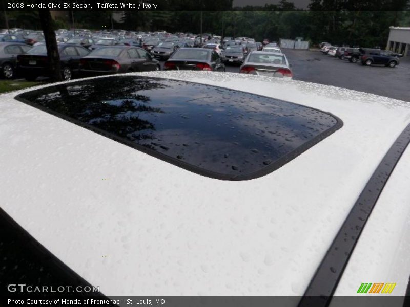 Taffeta White / Ivory 2008 Honda Civic EX Sedan