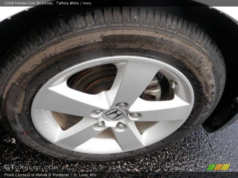 Taffeta White / Ivory 2008 Honda Civic EX Sedan