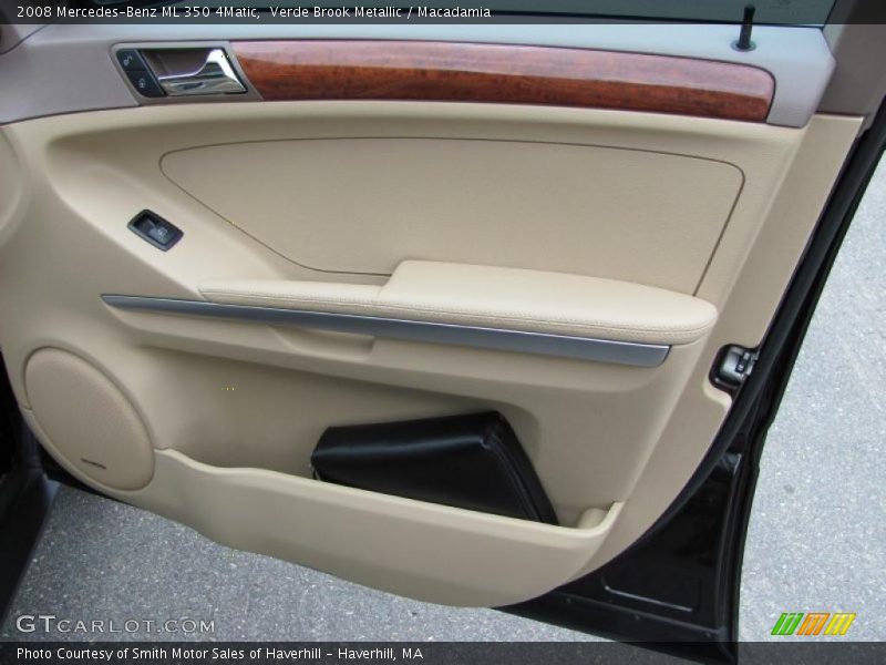 Verde Brook Metallic / Macadamia 2008 Mercedes-Benz ML 350 4Matic