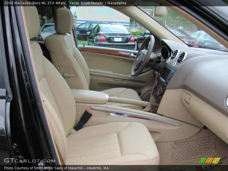 Verde Brook Metallic / Macadamia 2008 Mercedes-Benz ML 350 4Matic