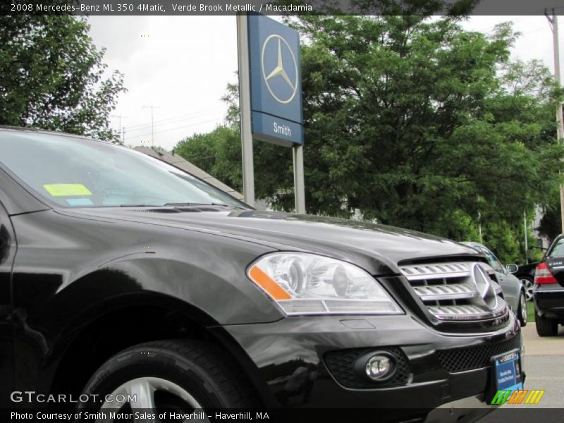 Verde Brook Metallic / Macadamia 2008 Mercedes-Benz ML 350 4Matic