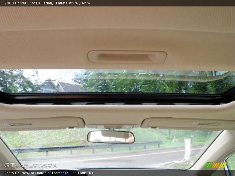 Taffeta White / Ivory 2008 Honda Civic EX Sedan