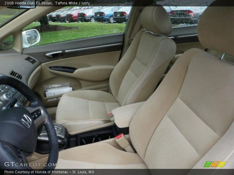 Taffeta White / Ivory 2008 Honda Civic EX Sedan