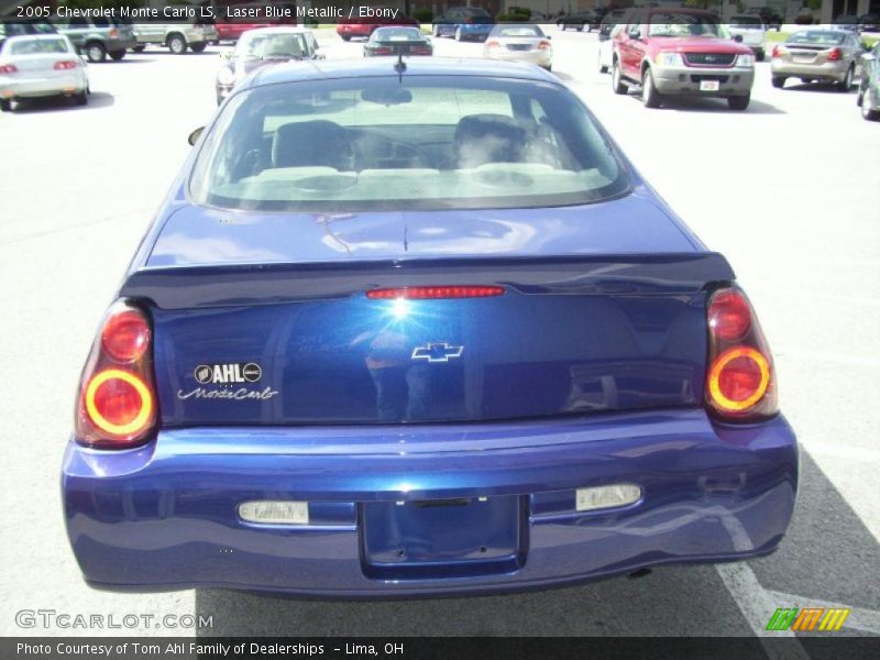 Laser Blue Metallic / Ebony 2005 Chevrolet Monte Carlo LS
