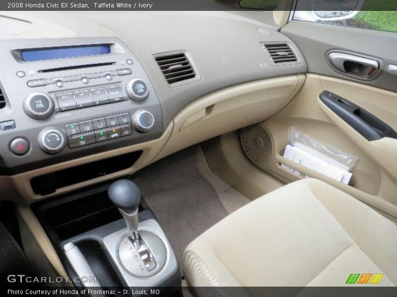 Taffeta White / Ivory 2008 Honda Civic EX Sedan