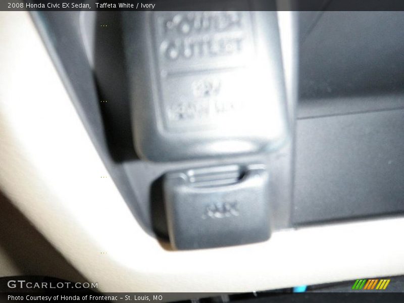 Taffeta White / Ivory 2008 Honda Civic EX Sedan