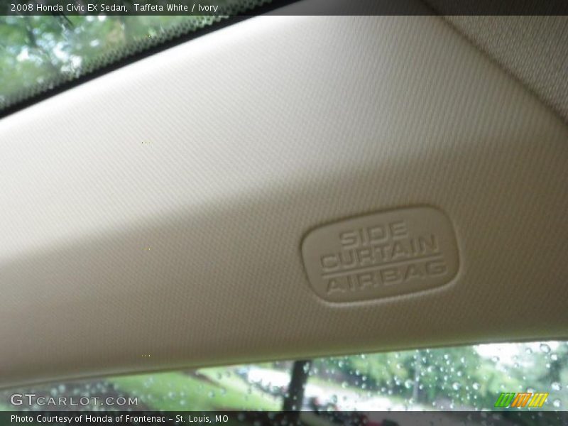 Taffeta White / Ivory 2008 Honda Civic EX Sedan