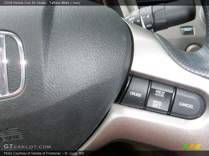 Taffeta White / Ivory 2008 Honda Civic EX Sedan