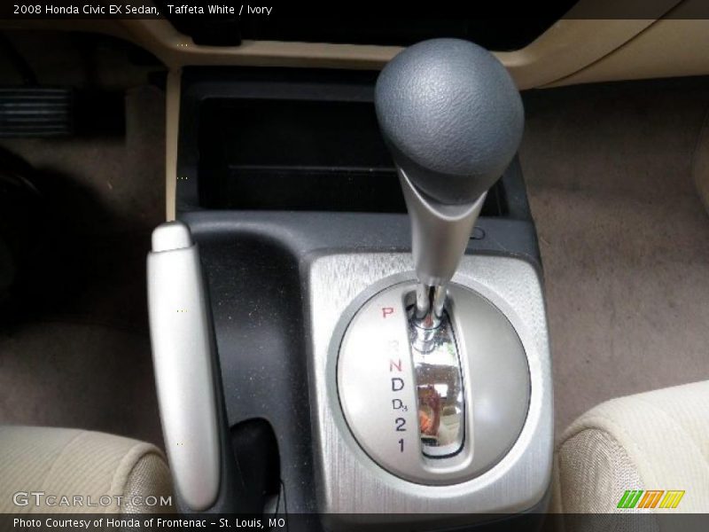 Taffeta White / Ivory 2008 Honda Civic EX Sedan