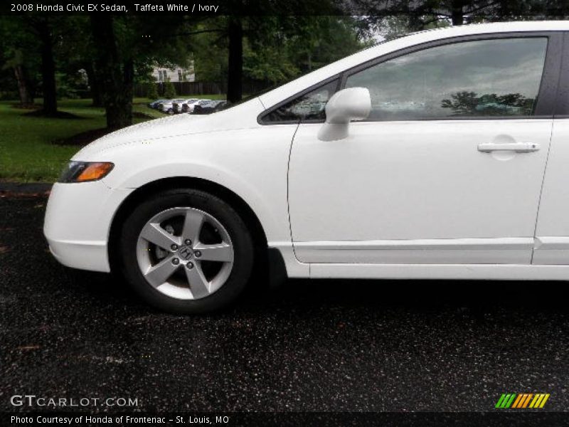 Taffeta White / Ivory 2008 Honda Civic EX Sedan