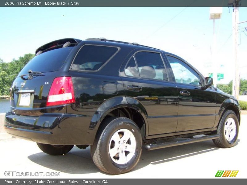 Ebony Black / Gray 2006 Kia Sorento LX